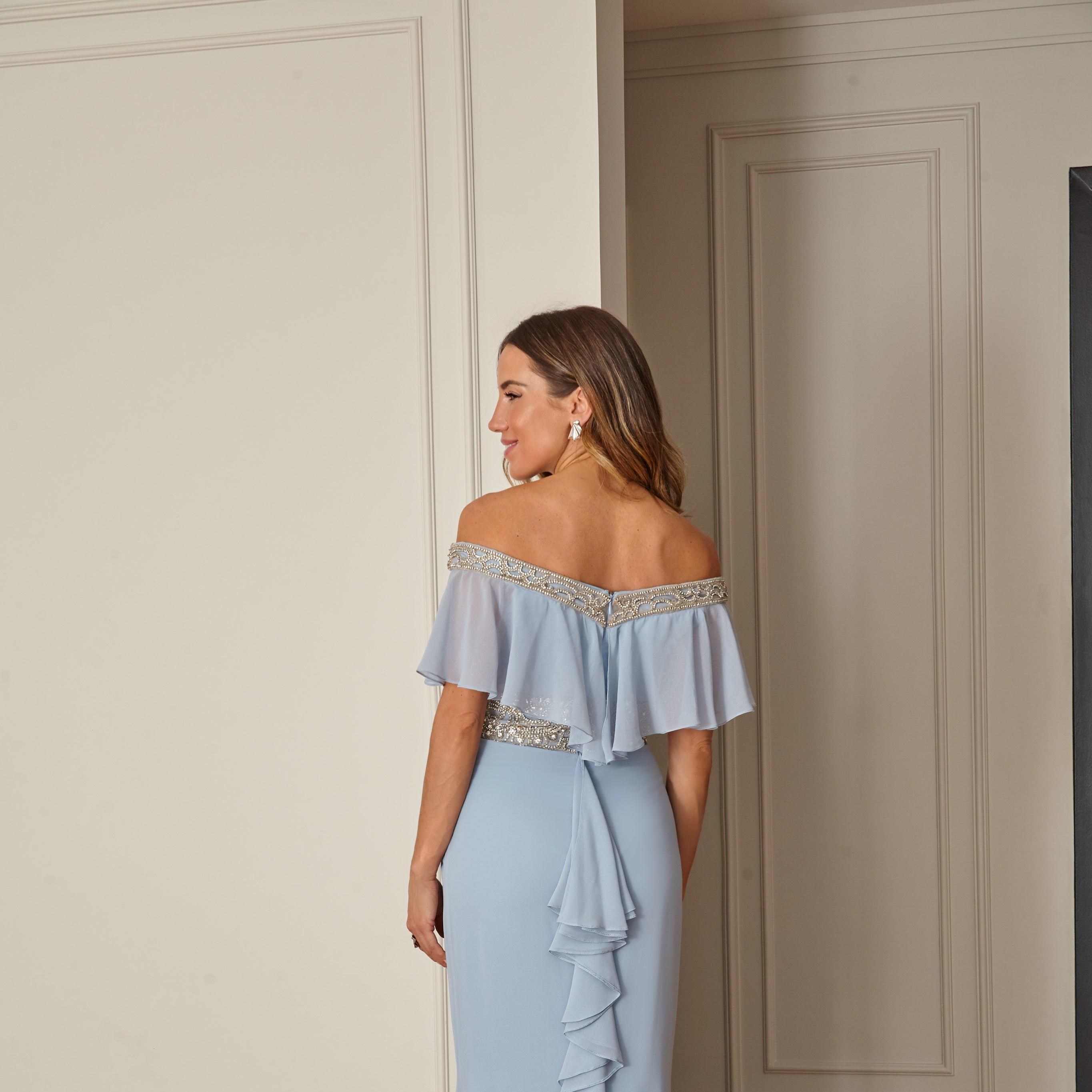 Vestido Marcelo Quadros ombro a ombro