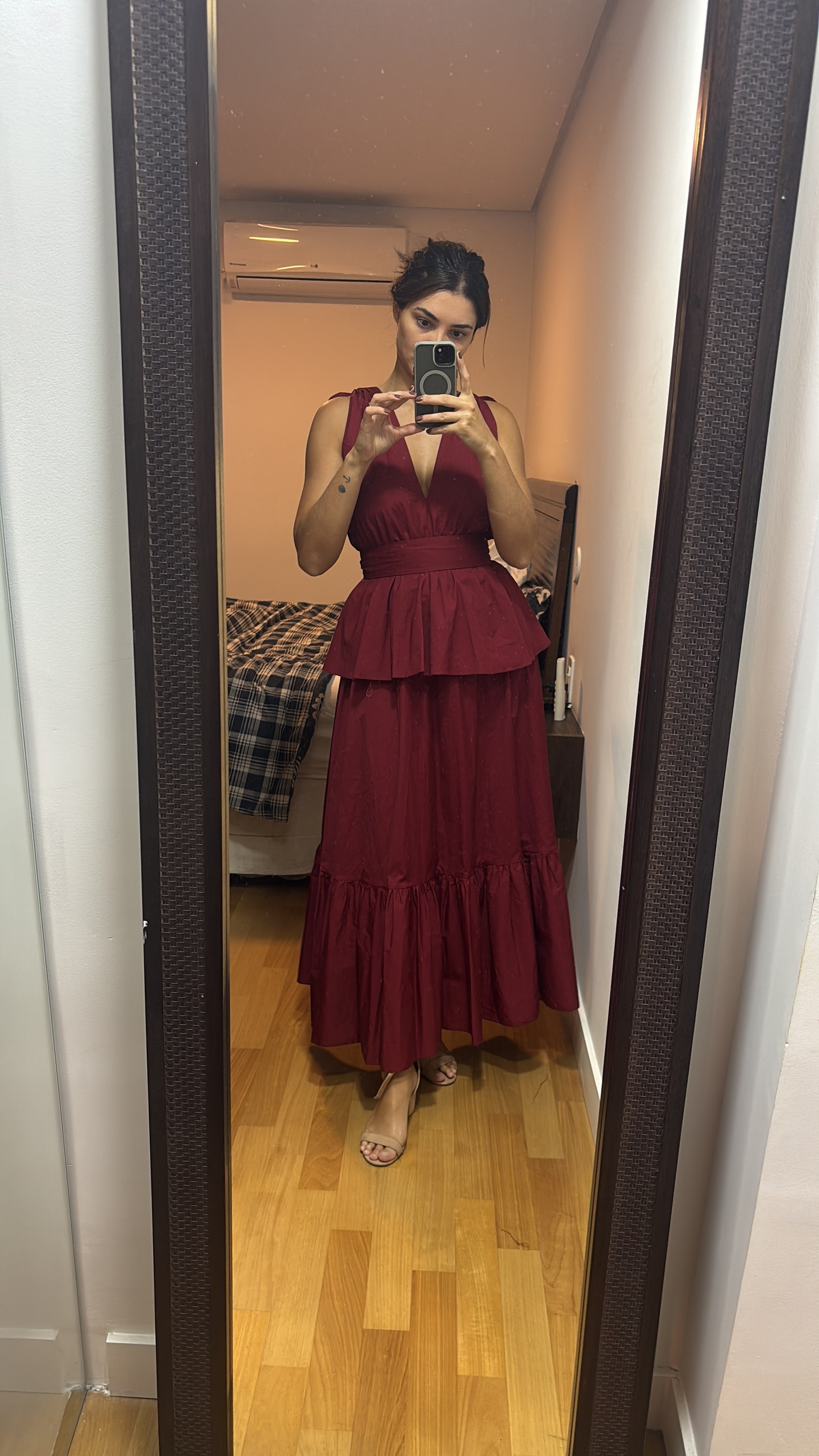 Vestido Peplum MadNomad Vermelho